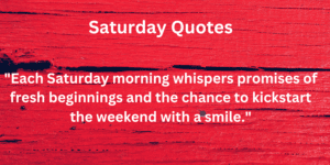 Inspiration Saturday Blessings