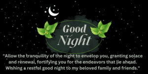 Good Night Family and Friends Images