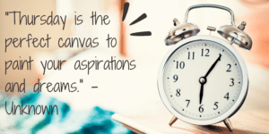 Good Morning Thursday Photo and Quotes