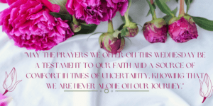 Wednesday Prayers and Blessings Start with a Happy Day