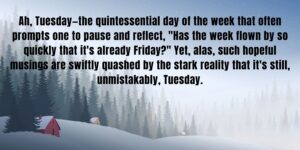 Funny Tuesday clipart