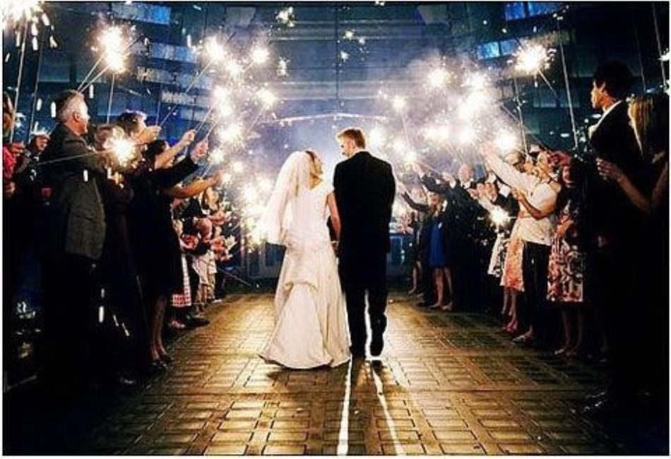 wedding sparklers